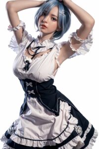 600 – Silicone 158cm 62.2 D-CUP 37kg 81.57lbs Sex Doll Big Boobs Anime Japanese Sex Doll OID-S158-0004 6