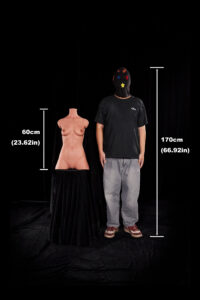 661 – Silicone 60cm 23.62 A-CUP 12kg 26.46lbs Sex Doll Small Breast BDSM Sex Doll CLM-S060-0061 3
