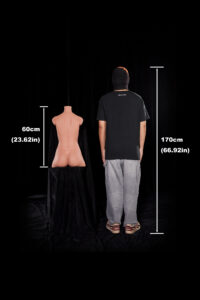 661 – Silicone 60cm 23.62 A-CUP 12kg 26.46lbs Sex Doll Small Breast BDSM Sex Doll CLM-S060-0061 5