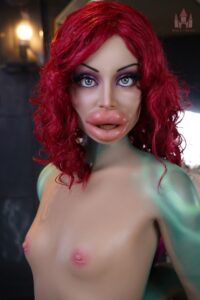 A – Silicone 168cm 66.14 A-CUP 41kg 90.39lbs Sex Doll Big Booty Anime Sex Doll WWD-S168-0179 18