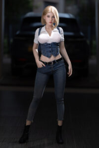AB12 – Silicone 167cm 65.75 F-CUP 35kg 77.16lbs Sex Doll Big Booty Cute Sex Doll ABD-S167-0030 2