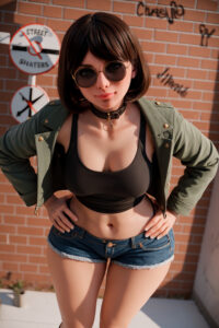 AB17 – Hybrid 151cm 59.45 F-CUP 37kg 81.57lbs Sex Doll Big Booty Anime Japanese Sex Doll ABD-M151-0021 2