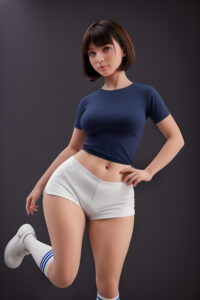 AB17 – Hybrid 151cm 59.45 F-CUP 37kg 81.57lbs Sex Doll Big Booty Cosplay Japanese Sex Doll ABD-M151-0022 1