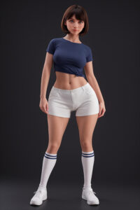 AB17 – Hybrid 151cm 59.45 F-CUP 37kg 81.57lbs Sex Doll Big Booty Cosplay Japanese Sex Doll ABD-M151-0022 2