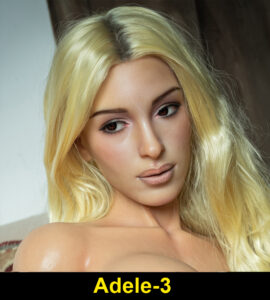 Adele – Silicone 85cm 33.46 H-CUP 14.2kg 31.31lbs Sex Doll Big Boobs Cute Sex Doll STP-S085-0086 2