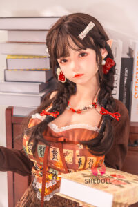 Ailin – Silicone 145cm 57.09 G-CUP 30kg 66.14lbs Sex Doll Big Boobs Anime Japanese Sex Doll SHE-S145-0174 7