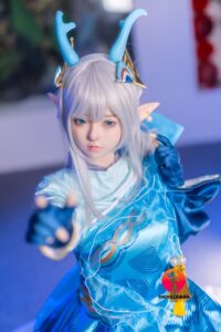 Ailin – Silicone 148cm 58.27 D-CUP 34kg 74.96lbs Sex Doll Big Booty Anime Chinese Sex Doll SHE-S148-0008 10