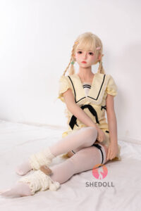 Ailin – Silicone 148cm 58.27 D-CUP 34kg 74.96lbs Sex Doll Big Booty Anime Japanese Sex Doll SHE-S148-0189 23