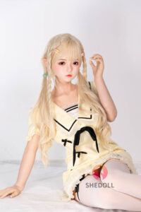 Ailin – Silicone 148cm 58.27 D-CUP 34kg 74.96lbs Sex Doll Big Booty Anime Japanese Sex Doll SHE-S148-0189 30