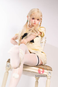 Ailin – Silicone 148cm 58.27 D-CUP 34kg 74.96lbs Sex Doll Big Booty Anime Japanese Sex Doll SHE-S148-0189 36