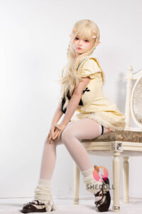Ailin – Silicone 148cm 58.27 D-CUP 34kg 74.96lbs Sex Doll Big Booty Anime Japanese Sex Doll SHE-S148-0189 4