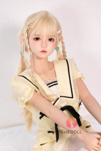 Ailin – Silicone 148cm 58.27 D-CUP 34kg 74.96lbs Sex Doll Big Booty Anime Japanese Sex Doll SHE-S148-0189 44