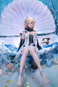 Ailin – Silicone 152cm 59.84 A-CUP 36kg 79.37lbs Sex Doll Small Breast Anime Sex Doll SHE-S152-0160 11