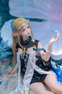 Ailin – Silicone 152cm 59.84 A-CUP 36kg 79.37lbs Sex Doll Small Breast Anime Sex Doll SHE-S152-0160 17