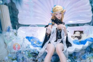 Ailin – Silicone 152cm 59.84 A-CUP 36kg 79.37lbs Sex Doll Small Breast Anime Sex Doll SHE-S152-0160 37