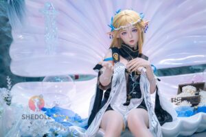 Ailin – Silicone 152cm 59.84 A-CUP 36kg 79.37lbs Sex Doll Small Breast Anime Sex Doll SHE-S152-0160 38