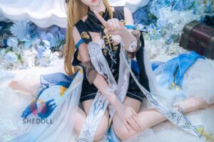 Ailin – Silicone 152cm 59.84 A-CUP 36kg 79.37lbs Sex Doll Small Breast Anime Sex Doll SHE-S152-0160 39