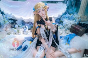 Ailin – Silicone 152cm 59.84 A-CUP 36kg 79.37lbs Sex Doll Small Breast Anime Sex Doll SHE-S152-0160 40