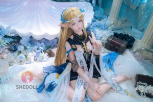 Ailin – Silicone 152cm 59.84 A-CUP 36kg 79.37lbs Sex Doll Small Breast Anime Sex Doll SHE-S152-0160 42
