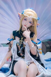 Ailin – Silicone 152cm 59.84 A-CUP 36kg 79.37lbs Sex Doll Small Breast Anime Sex Doll SHE-S152-0160 5