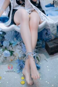 Ailin – Silicone 152cm 59.84 A-CUP 36kg 79.37lbs Sex Doll Small Breast Anime Sex Doll SHE-S152-0160 8