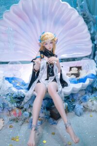 Ailin – Silicone 152cm 59.84 A-CUP 36kg 79.37lbs Sex Doll Small Breast Anime Sex Doll SHE-S152-0160 9