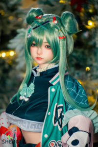 Ailin – Silicone 156cm 61.42 E-CUP 42kg 92.59lbs Sex Doll Big Booty Anime Japanese Sex Doll SHE-S156-0097 1