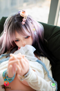 Ailin – Silicone 156cm 61.42 E-CUP 42kg 92.59lbs Sex Doll Big Booty Anime Japanese Sex Doll SHE-S156-0115 4