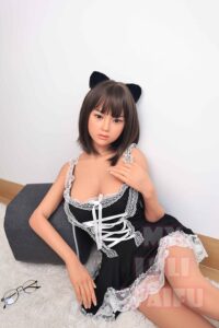 Akari – Silicone 150cm 59.06 A-CUP 26kg 57.32lbs Sex Doll Small Breast Anime Japanese Sex Doll MLW-M150-0186 3