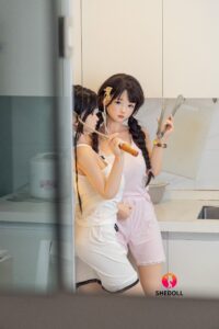 Beizhinanxi – Silicone 148cm 58.27 D-CUP 34kg 74.96lbs Sex Doll Big Booty Anime Japanese Sex Doll SHE-S148-0014 36