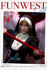 Bella – Silicone 159cm 62.6 B-CUP 34kg 74.96lbs Sex Doll Big Booty Anime Sex Doll FWD-S159-0058 2