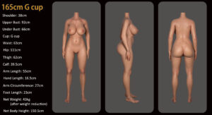 Bella – Silicone 165cm 64.96 H-CUP 62kg 136.69lbs Sex Doll BBW Cosplay American Sex Doll STP-S165-0023 20