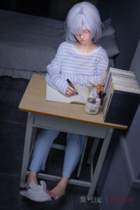 Biyanliuli – Silicone 153cm 60.24 A-CUP 27kg 59.52lbs Sex Doll Big Booty Anime Japanese Sex Doll YHD-S153-0094 3