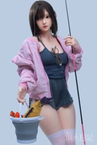 Caicaizi – Silicone 151cm 59.45 A-CUP 32.5kg 71.65lbs Sex Doll Small Breast Anime Japanese Sex Doll YHD-S151-0001 6