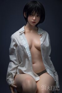 Caicaizi – Silicone 151cm 59.45 A-CUP 32.5kg 71.65lbs Sex Doll Small Breast Anime Japanese Sex Doll YHD-S151-0011 1