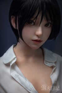 Caicaizi – Silicone 151cm 59.45 A-CUP 32.5kg 71.65lbs Sex Doll Small Breast Anime Japanese Sex Doll YHD-S151-0011 2
