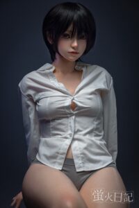 Caicaizi – Silicone 151cm 59.45 A-CUP 32.5kg 71.65lbs Sex Doll Small Breast Anime Japanese Sex Doll YHD-S151-0011 6