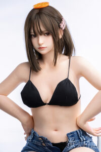 Caicaizi – Silicone 151cm 59.45 A-CUP 32.5kg 71.65lbs Sex Doll Small Breast Anime Japanese Sex Doll YHD-S151-0025 5