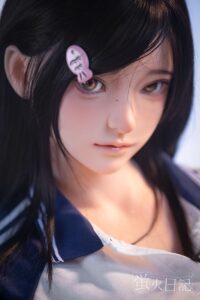 Caicaizi – Silicone 151cm 59.45 A-CUP 32.5kg 71.65lbs Sex Doll Small Breast Anime Japanese Sex Doll YHD-S151-0059 1