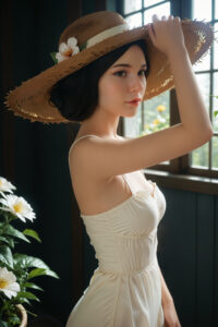 Caomaomeinv – Hybrid 158cm 62.2 A-CUP 30kg 66.14lbs Sex Doll Big Booty Cute Asian Sex Doll LYD-M158-0030 6