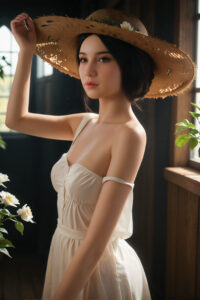 Caomaomeinv – Hybrid 158cm 62.2 A-CUP 30kg 66.14lbs Sex Doll Big Booty Cute Asian Sex Doll LYD-M158-0030 8