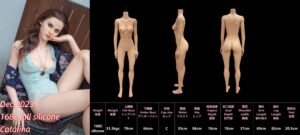 Catalina – Silicone 168cm 66.14 C-CUP 33.3kg 73.41lbs Sex Doll Big Booty Cosplay Sex Doll JSD-S168-0001 53