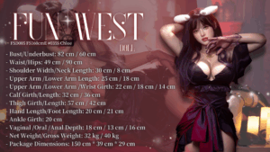 Chloe – Silicone 160cm 62.99 F-CUP 36kg 79.37lbs Sex Doll Big Booty Anime Japanese Sex Doll FWD-S160-0010 34