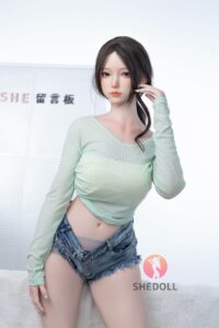 Chuyue – Silicone 168cm 66.14 E-CUP 44kg 97lbs Sex Doll Big Booty Anime Japanese Sex Doll SHE-S168-0162 17