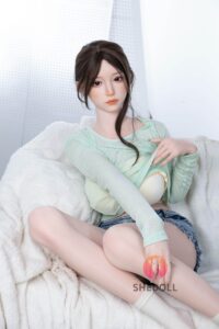 Chuyue – Silicone 168cm 66.14 E-CUP 44kg 97lbs Sex Doll Big Booty Anime Japanese Sex Doll SHE-S168-0162 2