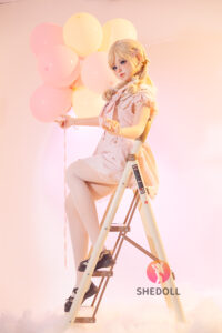 Dongsheng – Silicone 152cm 59.84 A-CUP 36kg 79.37lbs Sex Doll Small Breast Anime Japanese Sex Doll SHE-S152-0179 4