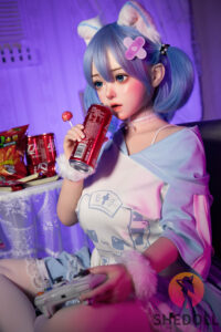 Duo Duo 2.0 – Hybrid 148cm 58.27 D-CUP 26kg 57.32lbs Sex Doll Big Booty Anime Japanese Sex Doll SHE-M148-0049 21