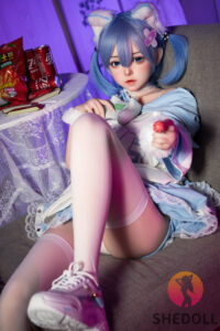 Duo Duo 2.0 – Hybrid 148cm 58.27 D-CUP 26kg 57.32lbs Sex Doll Big Booty Anime Japanese Sex Doll SHE-M148-0049 29