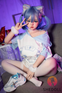 Duo Duo 2.0 – Hybrid 148cm 58.27 D-CUP 26kg 57.32lbs Sex Doll Big Booty Anime Japanese Sex Doll SHE-M148-0049 31
