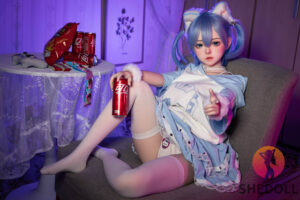 Duo Duo 2.0 – Hybrid 148cm 58.27 D-CUP 26kg 57.32lbs Sex Doll Big Booty Anime Japanese Sex Doll SHE-M148-0049 36